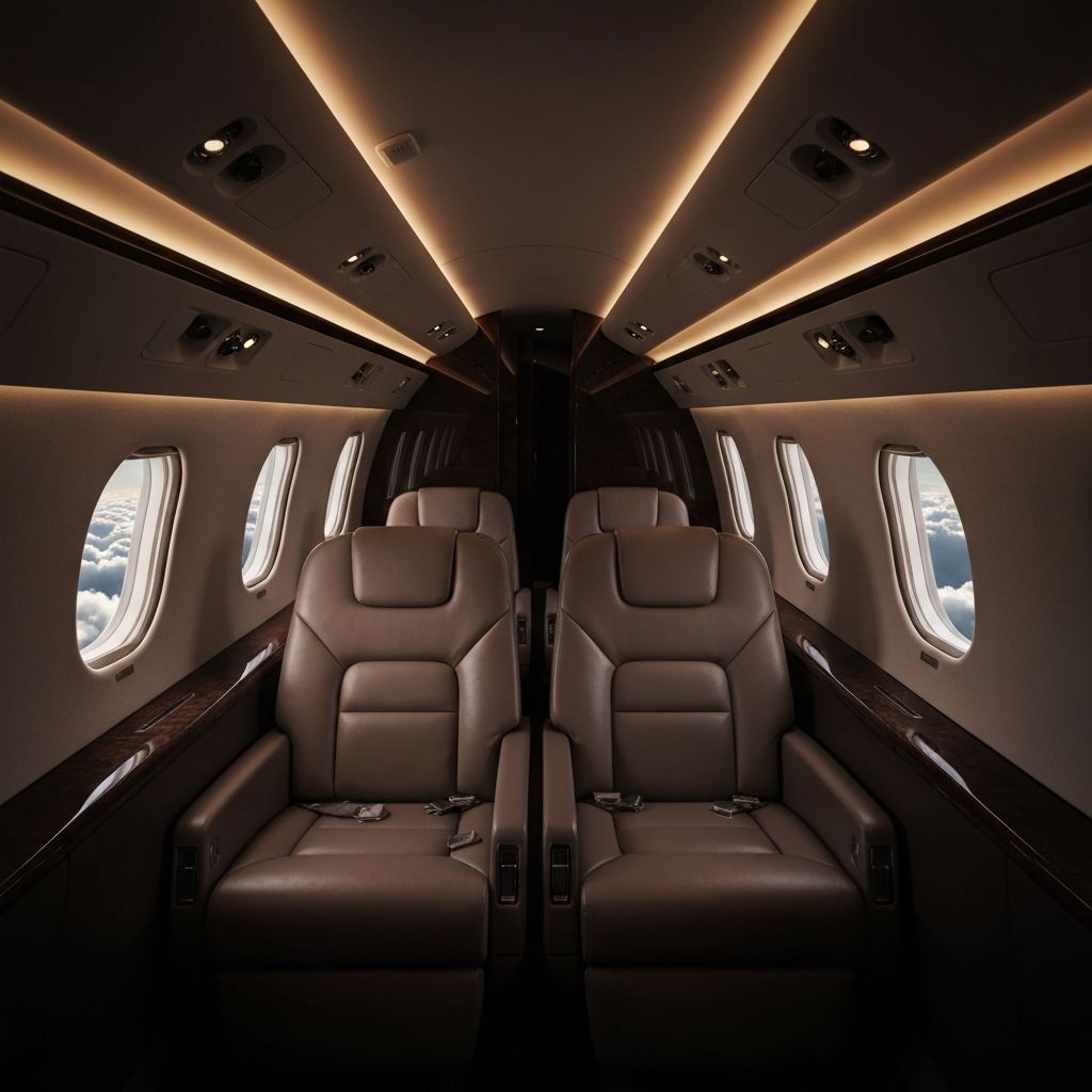 Private aviation interior
